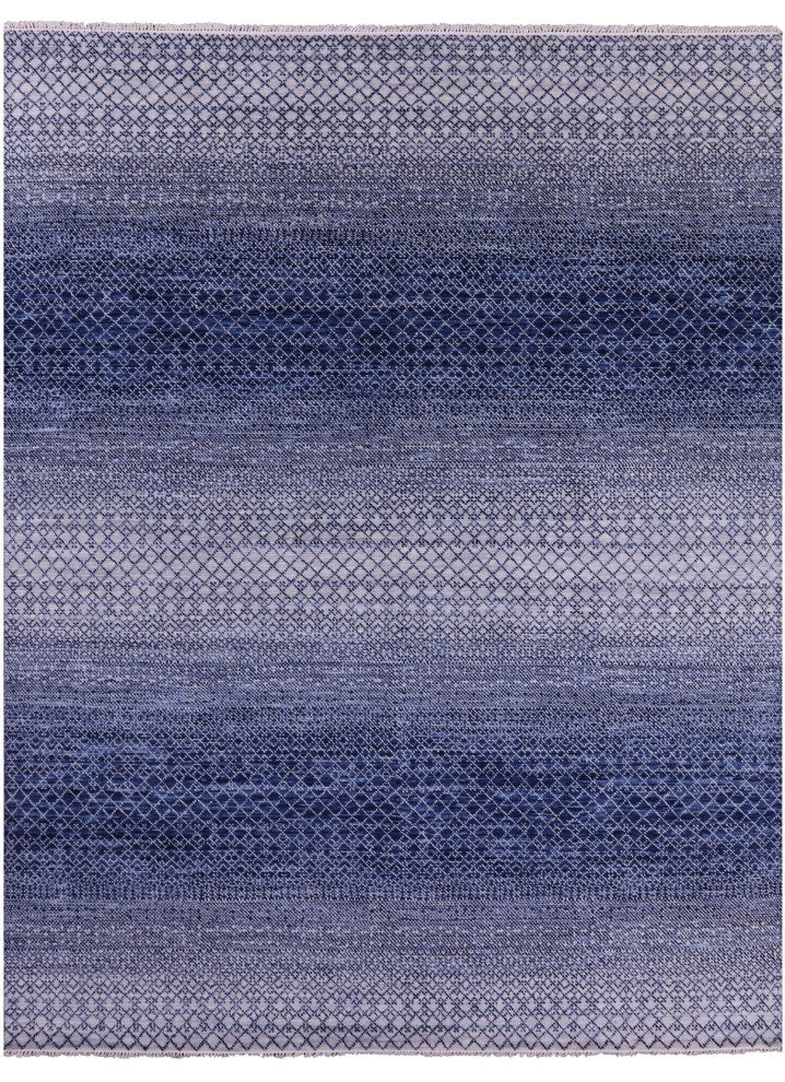 8' 1" X 10' 4" Savannah Grass Hand Knotted Wool Rug - Q13256
