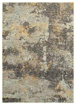 Oriental Weavers Evolution Grey/ Gold Abstract Indoor Area Rug 10'X13'2"