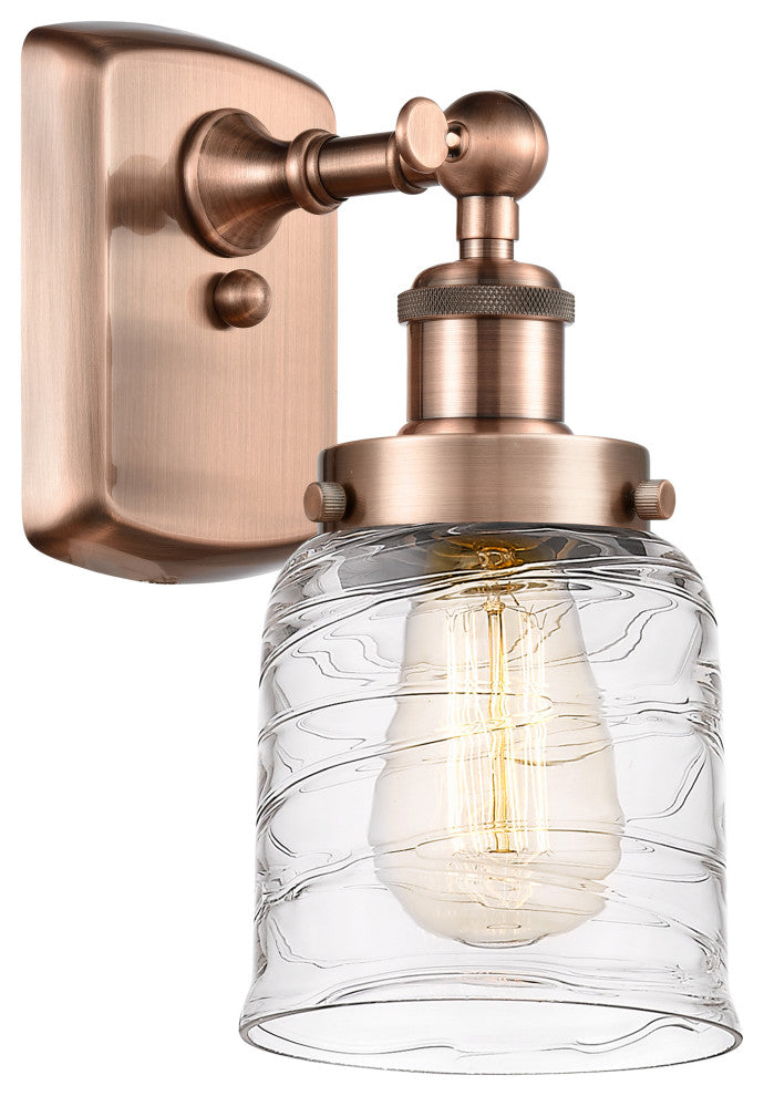 Innovations 916-1W-AC-G513 1-Light Sconce, Antique Copper