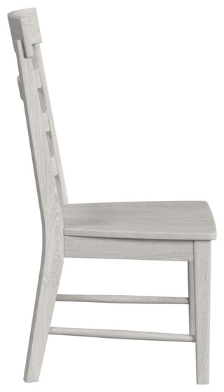 Bayside Ladder Back Side Chair, White, Set of 2
