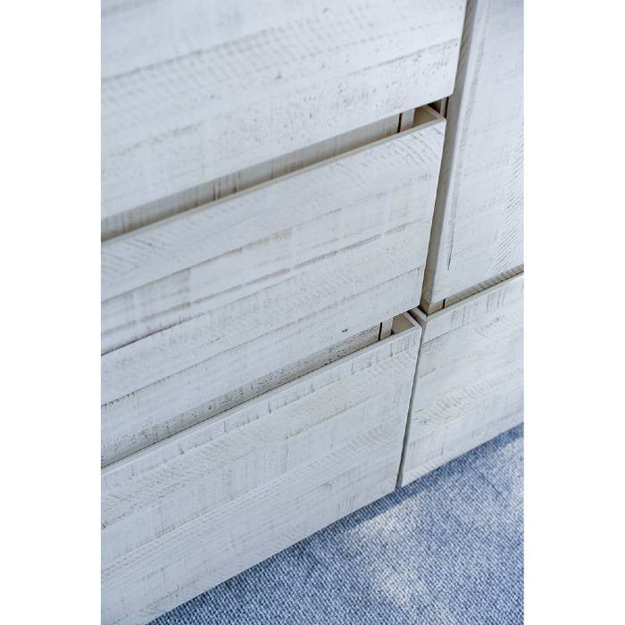 Formosa Modern 54" Rustic White Floor Standing Single Sink Vanity Set, Faucet Ff