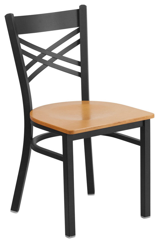 Restaurant Tables and Chairs, "Twin Peaks" ''X'' Back Dining Table Chair