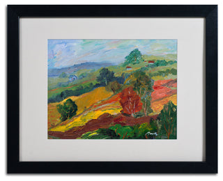 'Napa 2' Matted Framed Canvas Art by Manor Shadian