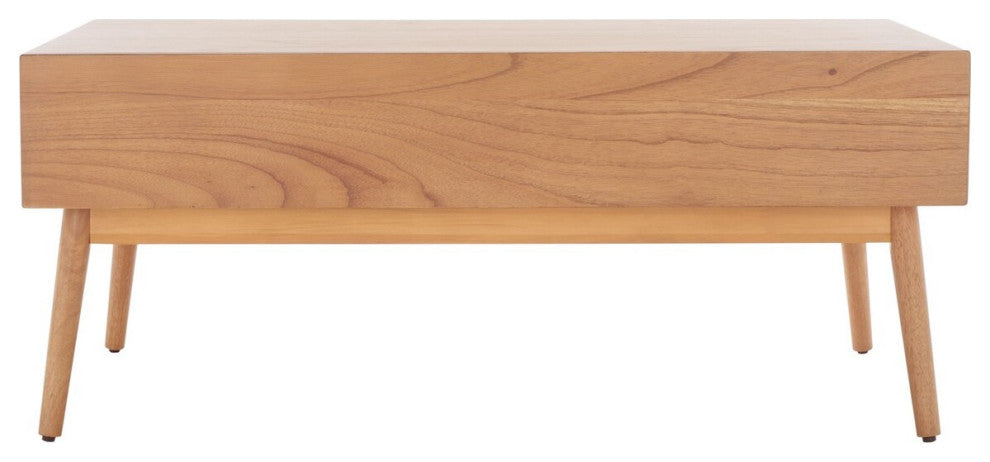 Safavieh Baisley 2 Drawer Coffee Table, Natural
