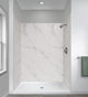 Miseno MSW784834 ReadySet 48" X 34" X 78" Five Panel Alcove - Carrara White