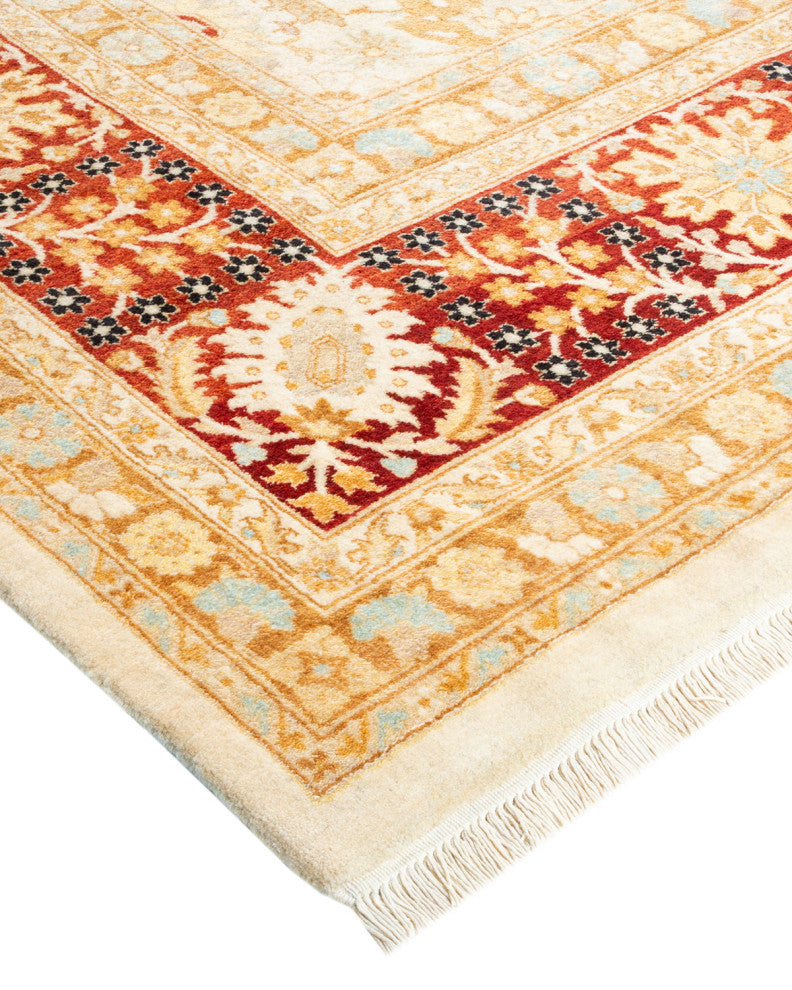 Mogul, One-of-a-Kind Hand-Knotted Area Rug Ivory, 8' 1" x 10' 2"