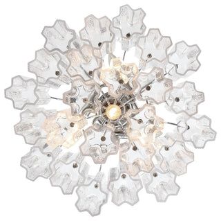 Crystorama Lighting Group ADD-300-CL Addis 4 Light 18"W Waterfall - Aged Brass