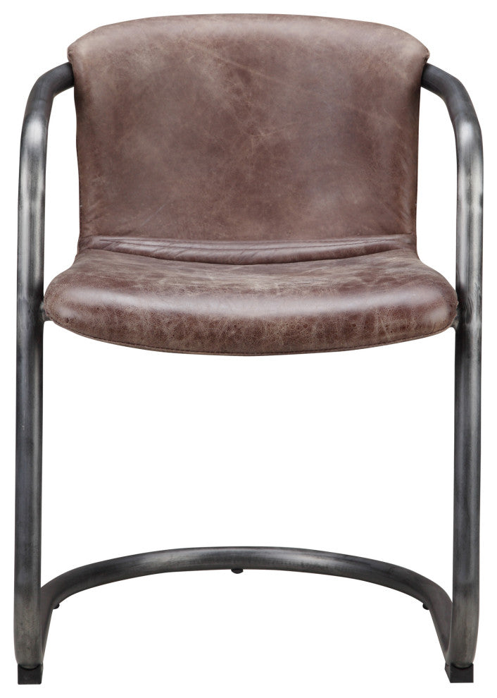 Industrial Freeman Dining Chair Light Brown - M2 - Brown