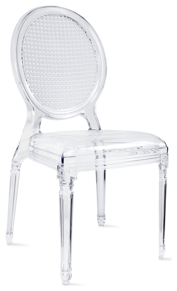 Stackable Side Ghost Style Dining Room Chair Chair Modern Designer Kitchen Clear