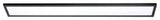 Delgado 48'' LED Linear Flush Mount - 277V - Black
