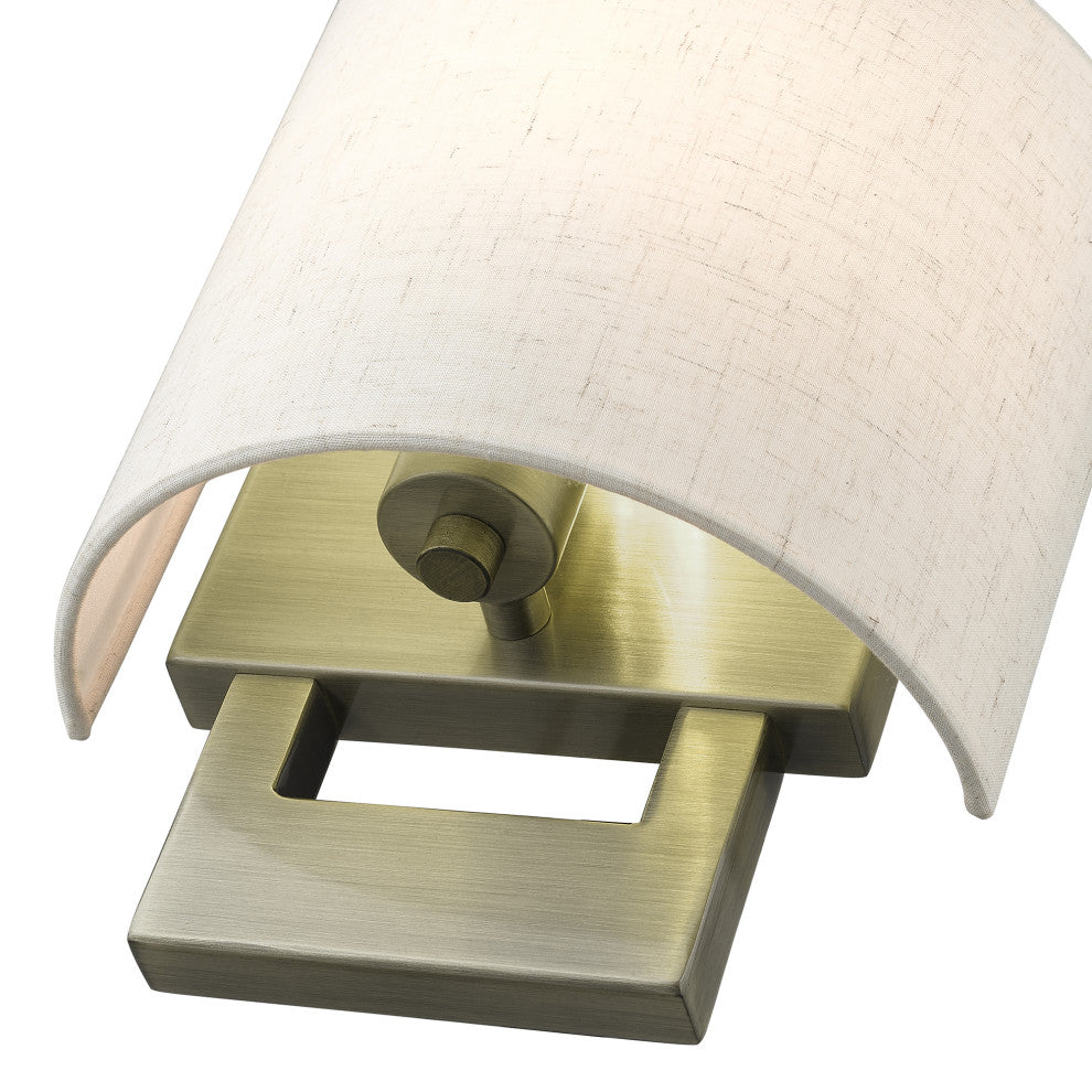ADA Wall Sconces 1-Light Antique Brass Petite ADA Sconce