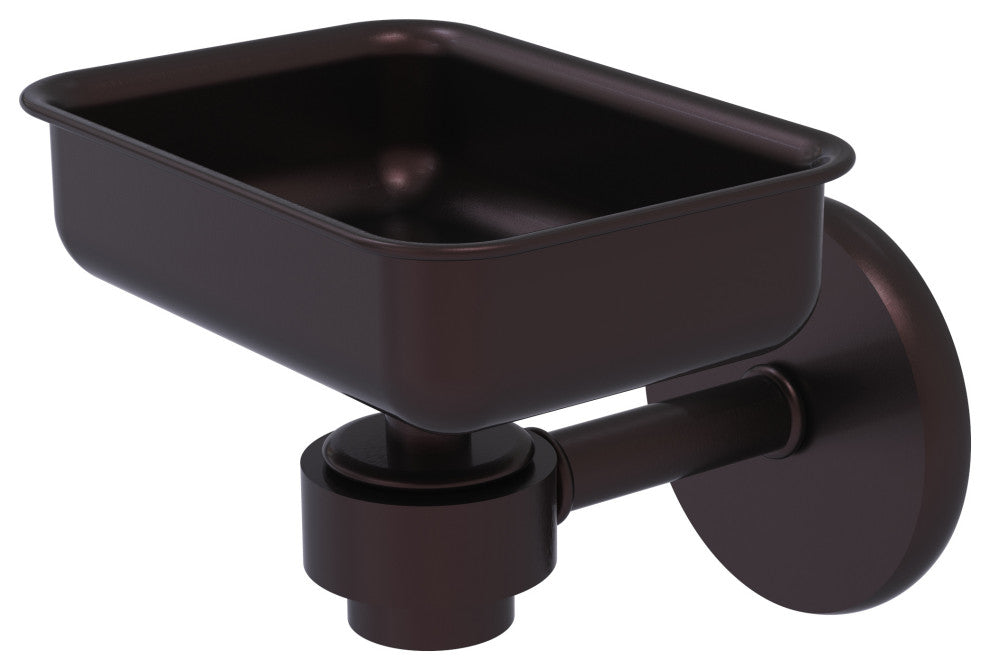 Satellite Orbit One Wall Mount Soap Dish, Antique Bronze