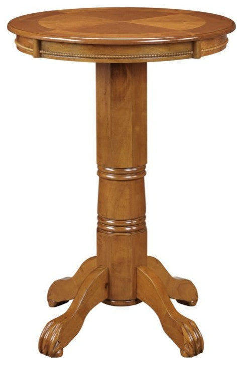 Florence 42" Height Pub Table, Distressed Brushed Oak