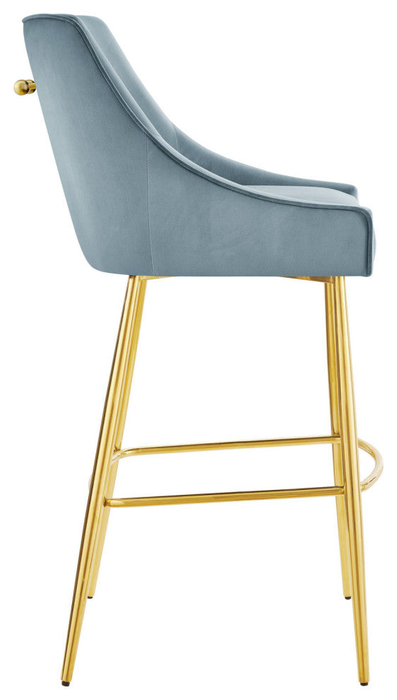 Discern Bar Stools, Set of 2, Light Blue