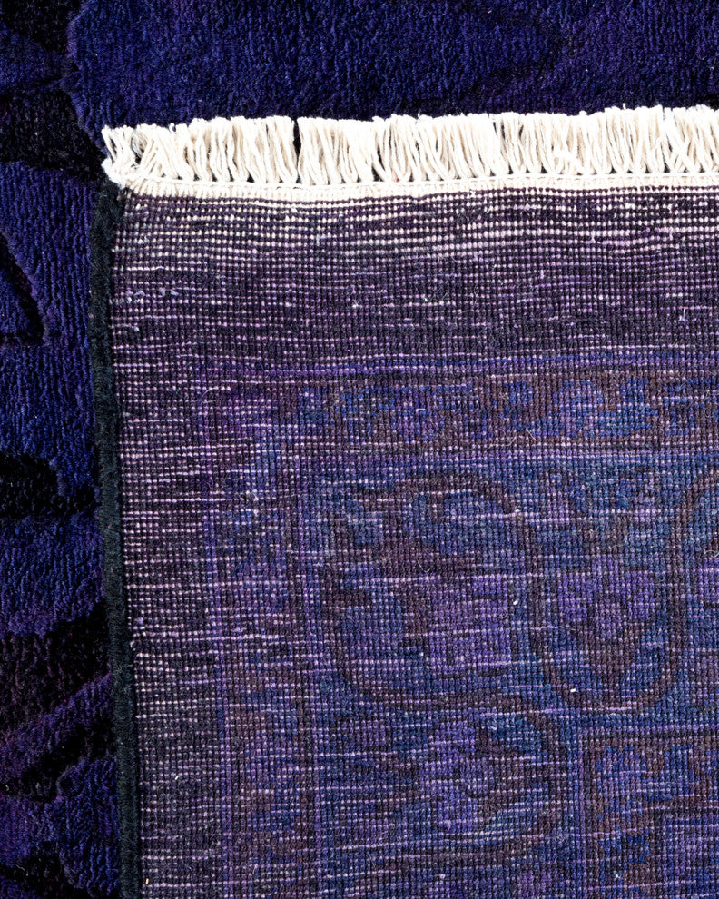 Fine Vibrance, One-of-a-Kind Handmade Area Rug Purple, 17'7"x11'10"