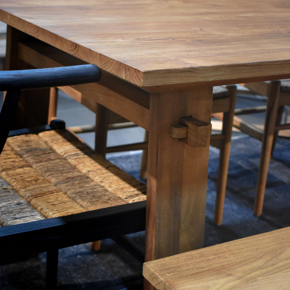 D-Bodhi Artisan Dining Table, Brown