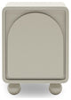 Modern Night Stands with Arched Cabinet Door, Ecological Board