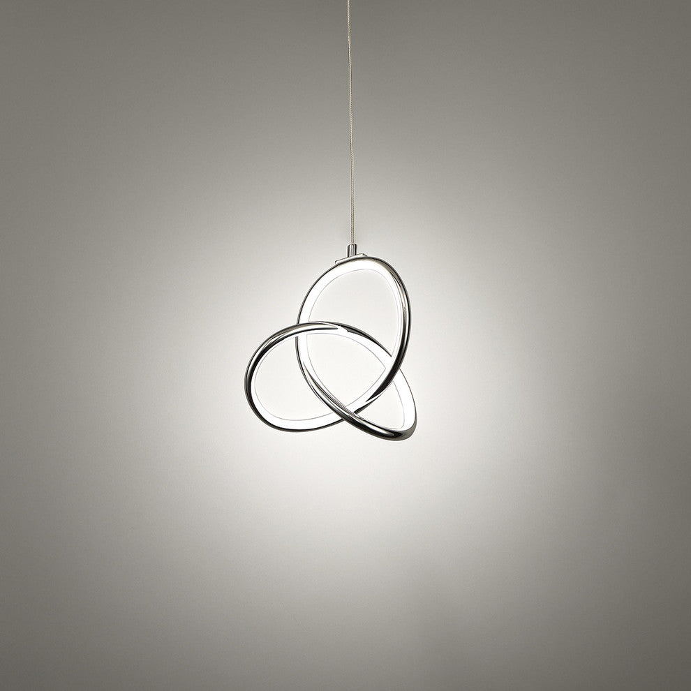 Vornado 7" LED Mini Pendant 3000K, Chrome