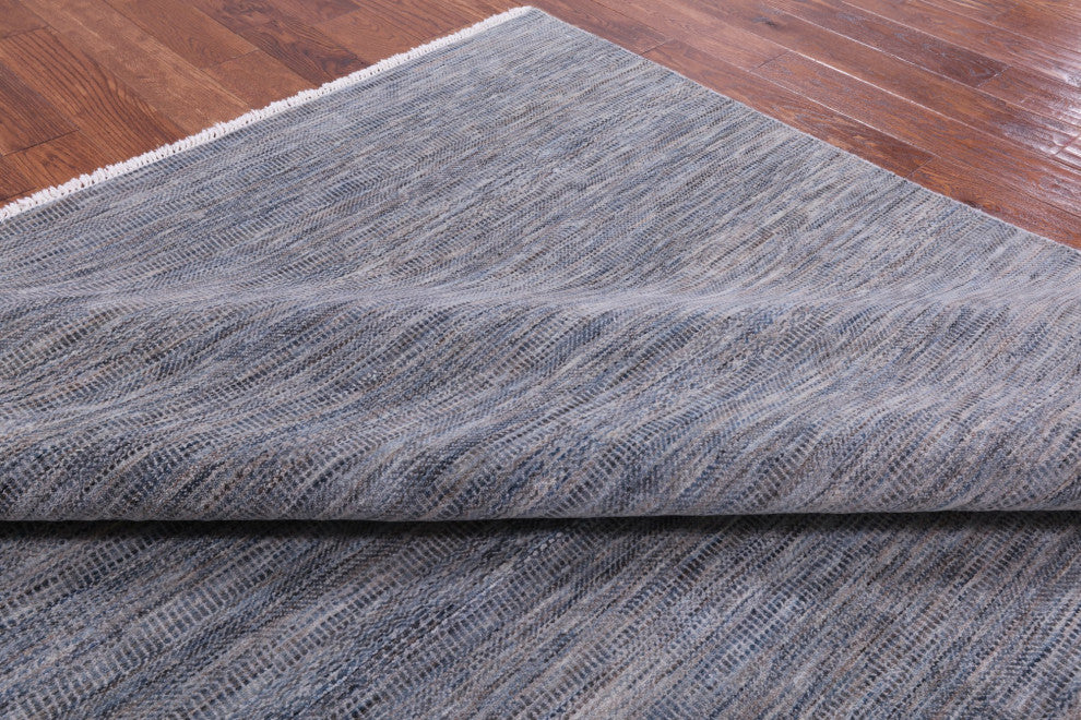 Savannah Gabbeh Hand-Knotted Wool and Silk Rug 8' 2" X 10' 2" Q7849