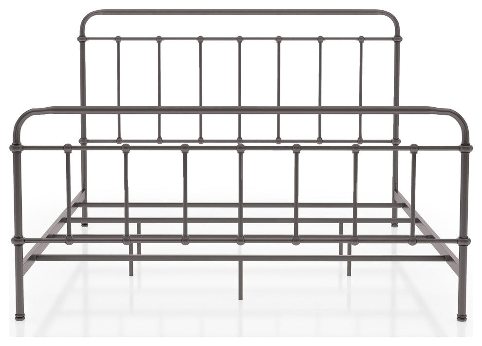 Furniture of America Celinda Metal California King Spindle Bed in Dark Bronze
