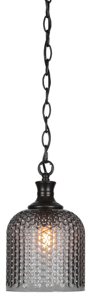 Zola 1-Light Chain Hung Pendant, Matte Black
