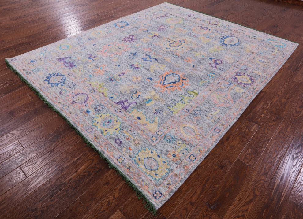 8' 4" X 10' 0" Turkish Oushak Handmade Wool Rug - Q16044