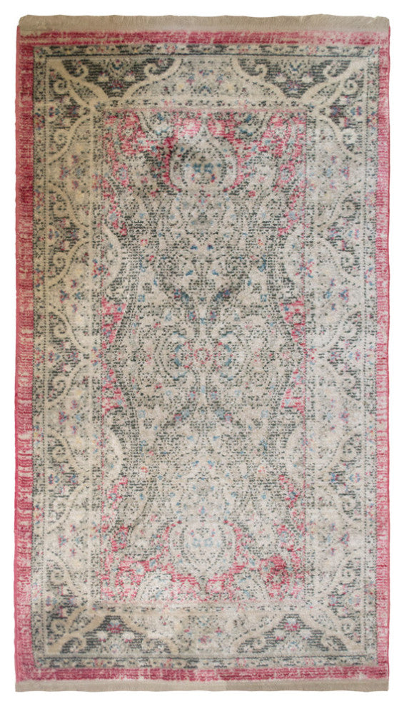 Machine Made Polyester Durable Indoor Outdoor Washable Oriental Pattern Footmat
