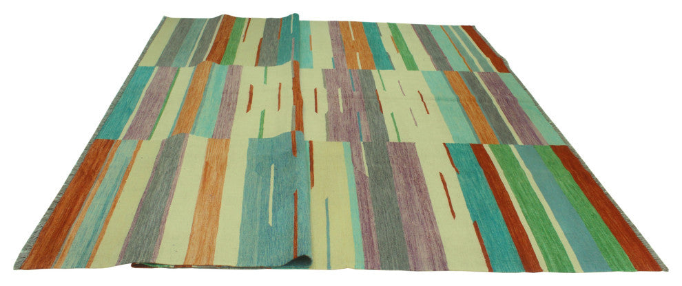 Winchester Kilim Elmo Red/Ivory Rug, 9'2x12'3