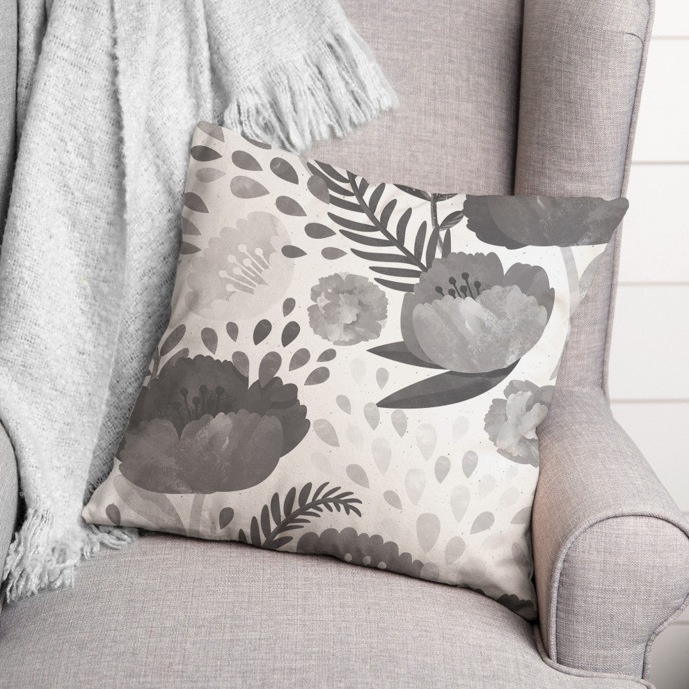 Simple Floral 2 16x16 Indoor / Outdoor Pillow