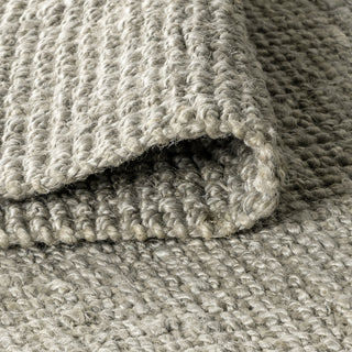 Pata Hand Woven Chunky Jute Gray 2'x14' Runner Rug