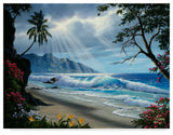 "Waves Under Clouds 2" by Anthony Casay, Canvas Art, 24"x18"