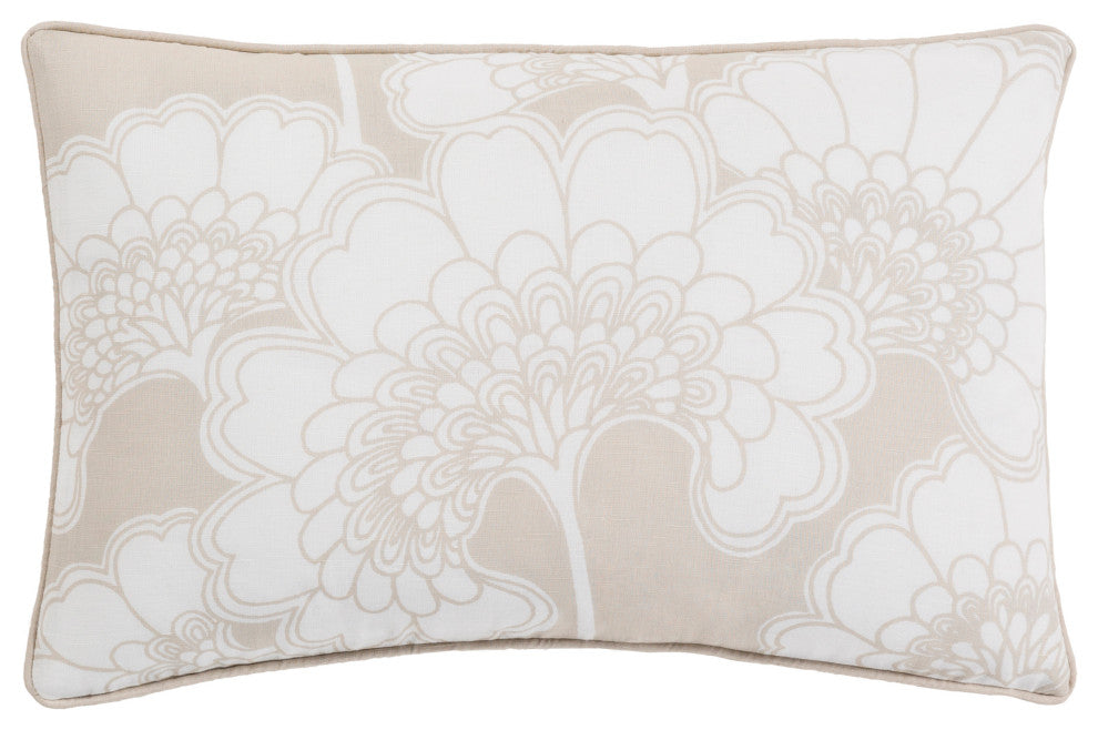 Surya Japanese Floral JA-001 22" x 22" Pillow Kit