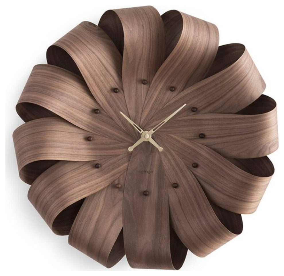 Nomon Brisa XL Walnut Clock | Body in Walnut Wood