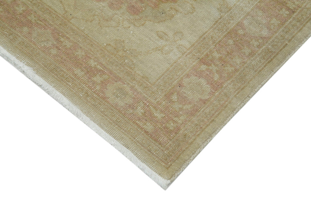 Rug N Carpet - Handmade Oriental 2' 6" x 13' 3" Runner Oushak Area Rug