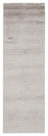 Bliss Solid Area Rug, Light Gray, 2'6"x8'