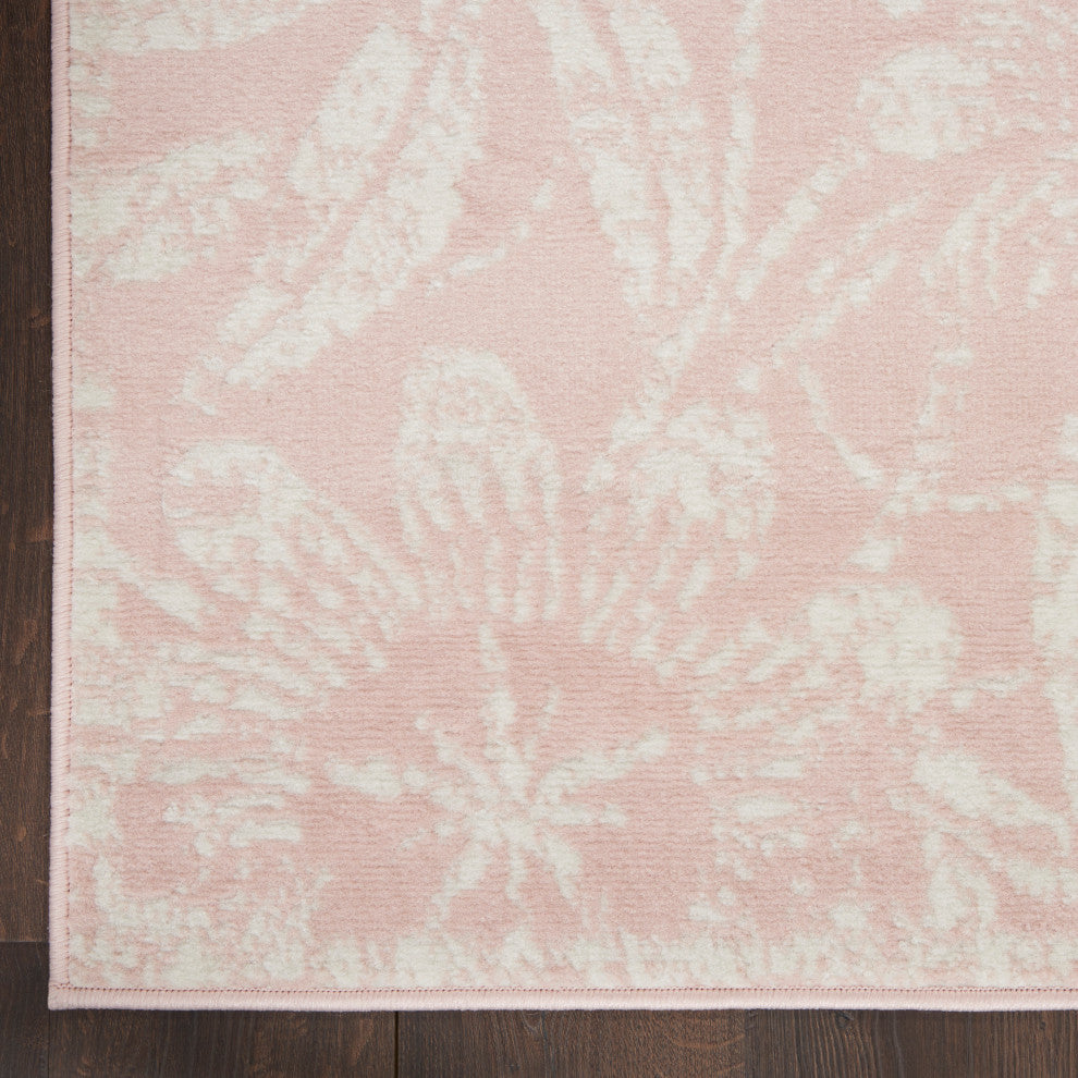 Nourison Whimsicle 6' x 9' Pink Farmhouse Indoor Area Rug