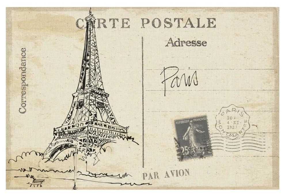 "Postcard Sketches IV v2" Digital Paper Print by Anne Tavoletti, 20"x14"