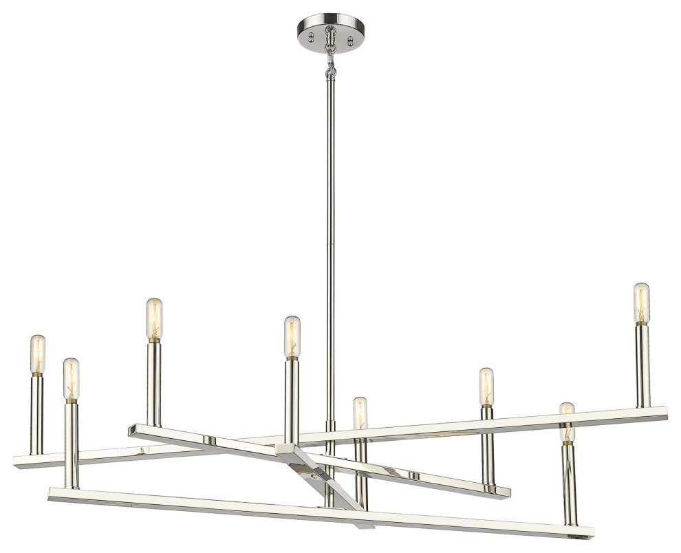 Hale Polished Nickel 8-Light Chandelier