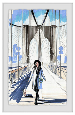 "Bridge Runway" Framed Painting Print, 24"x36"