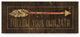 Pela Studio 'Beautiful Arrows III On Wood' Canvas Art, 47"x20"