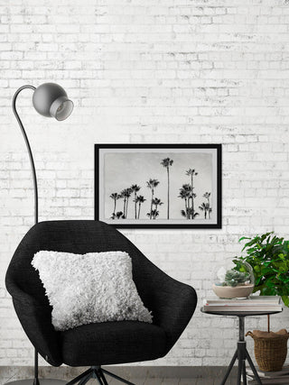 "Palm Trees in CA" Framed Painting Print, 24"x16"
