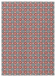 Indoor/Outdoor Marlo MO1 Red Machine Washable 2'3" x 7'6" Rug