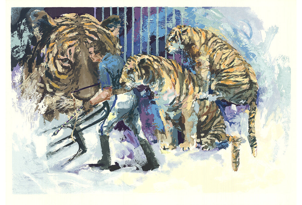 Wayland Moore, Three Tigers in the Circus, 1985