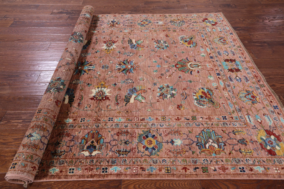 Persian Tabriz Handmade Wool Rug 5' 7" X 7' 9" - Q12364
