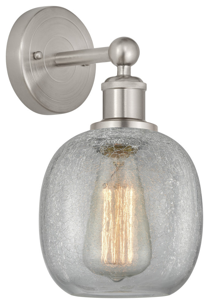 Innovations 616-1W-SN-G105 Belfast 1 Light 6" Sconce, Brushed Satin Nickel