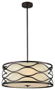 Chloe Lighting Gwen Transitional Oil Rubbed Bronze 3-Light Ceiling Pendant