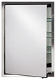 Urban Steel Medicine Cabinets- Resecessed or Optional Surface Mount, Brushed Sta