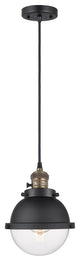 INNOVATIONS 201CSW-BAB-HFS-62-BK 1-Light Mini Pendant Matte Black