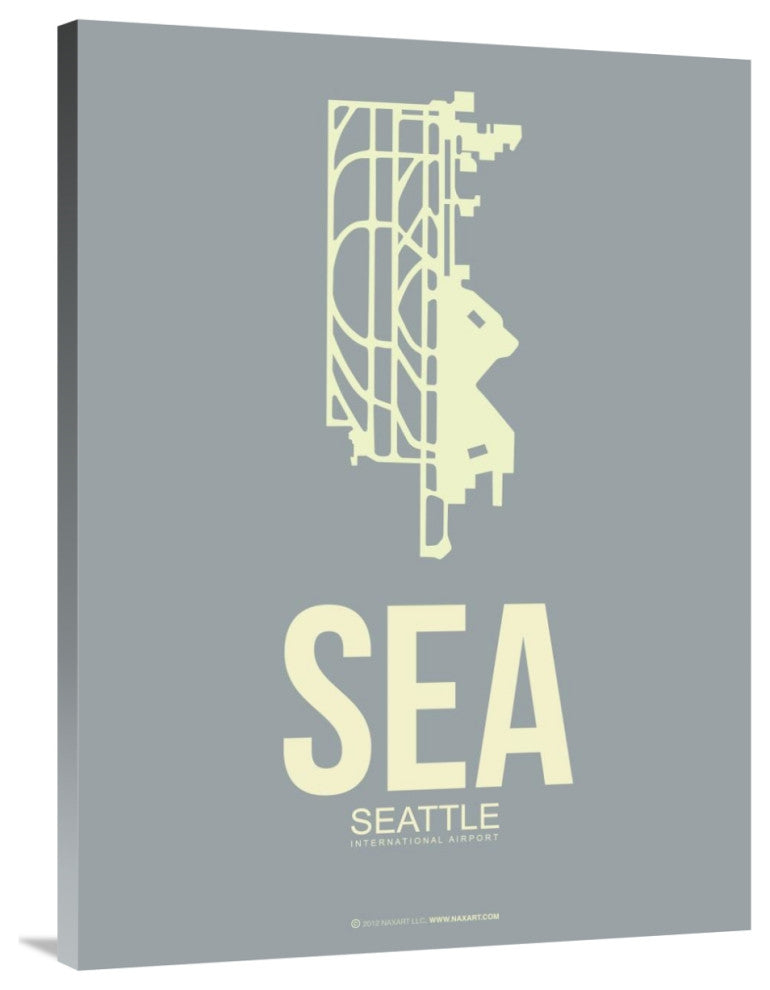 "SEA Seattle Poster 3" Fine Art Print