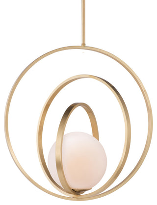 Maxim 26056SW Coronet 1 Light 21" Adjustable Ring Pendant - Satin Brass